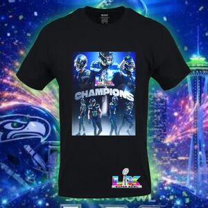 Seattle Seahawks Superbowl Graphic T Shirt